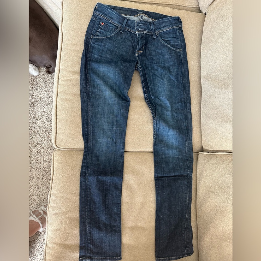 Hudson Jeans Women's Dark Blue Straight Leg Jeans